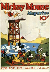 Mickey Mouse Magazine, September 1936 Modern (1970's to Present)