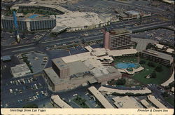 Frontier & Desert Inn Hotels Postcard