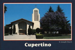 St. Joseph Church Cupertino, CA Postcard Postcard Postcard
