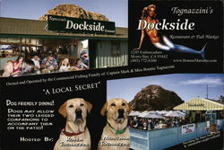 Tognazzini's Dockside Restaurant & Fish Market Postcard