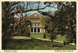Wellesley College - Alumnae Hall Postcard