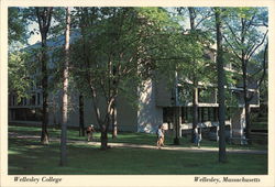 Wellesley College - Margaret Clapp Library Postcard