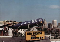 The Big Blue Bug, New England Pest Control Providence, RI Postcard Postcard Postcard