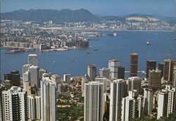 Hong Kong and Kowloon From the Peak China Postcard Postcard Postcard