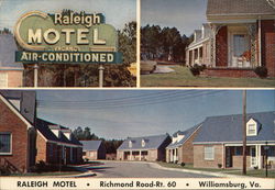 Raleigh Motel Postcard