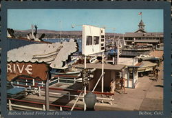 Balboa Island Ferry and Pavilion Postcard