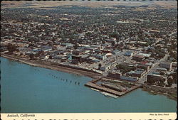 Aerial View of Antioch California Postcard Postcard Postcard
