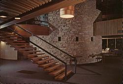 Student Lounge, Walter and May Reuther Family Education Center, Black Lake Postcard