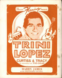 The Fabulous Flamingo presents Trini Lopez Postcard
