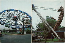 Cyclops & Pirat Rides - Hershey Park Pennsylvania Postcard Postcard Postcard