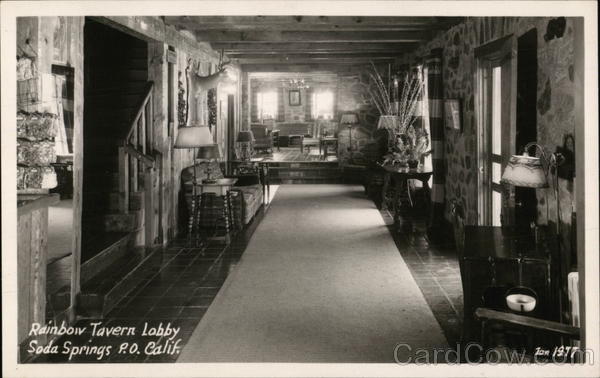 Rainbow Tavern Lobby Soda Springs California