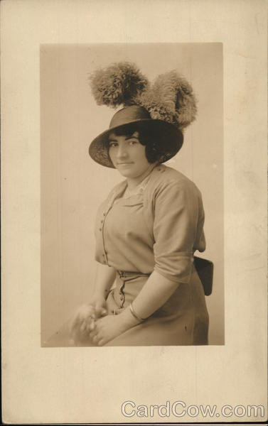 Portrait of Woman in Hat Women