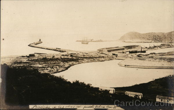 View of Port Salina Cruz Mexico