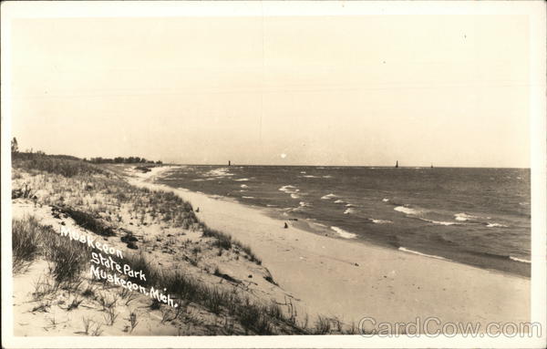 Muskegon State Park - Beach Shoreline Michigan