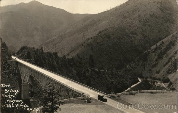 Steel Bridge Pacific Highway - 252 ft. High Portland Oregon