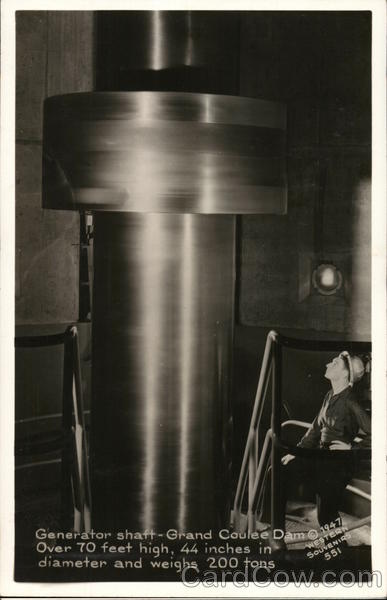 Generator Shaft, Grand Coulee Dam Washington