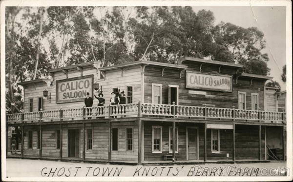 Ghost Town - Knott's Berry Farm, Sign: Calico Saloon Buena Park California