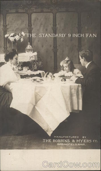 The Standard 9-Inch Fan, The Robbins & Myers Co. Springfield Ohio