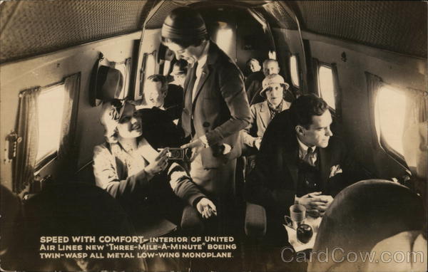 Comfort Aloft With United Air Lines Airline Advertising