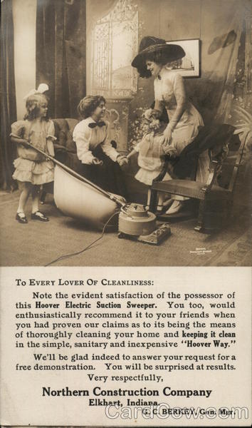 Hoover Electric Suction Sweeper Advertising