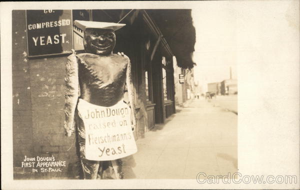 John Dough's First Appearance - Raised on Fleischmann's Yeast St. Paul Minnesota