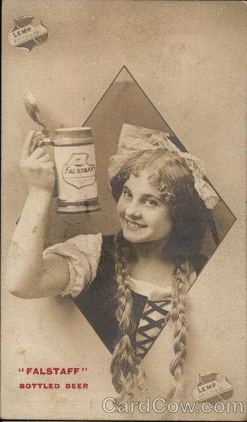 Falstaff Bottled Beer & Beermaid Advertising