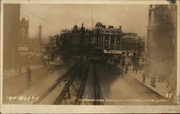 Westmoreland Street and O'Connell Street Dublin Ireland