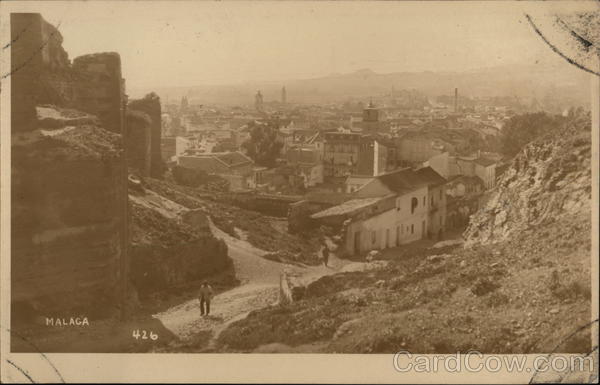 View of City Malaga Spain