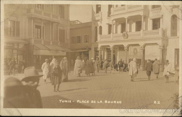 Place de la Bourse Tunis Tunisia Africa