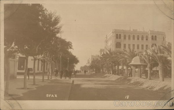Street Scene Sfax Tunisia Africa