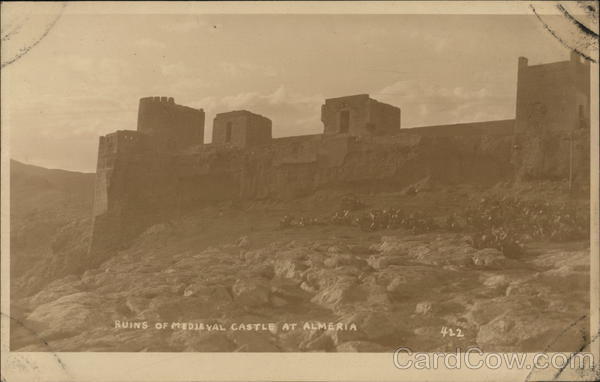 Ruins of Medieval Castle Almeria Spain