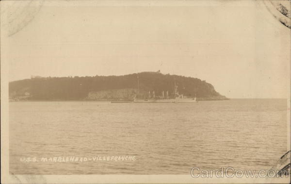 USS Pittsburgh (CA-4) Marblehead-Villefranche France