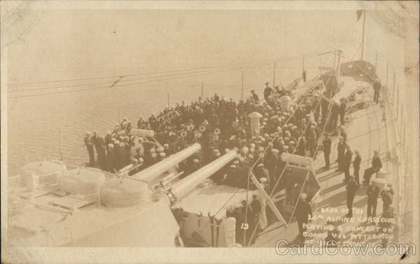 Playing a Concert on USS Pittsburgh Villefranche-sur-Mer France