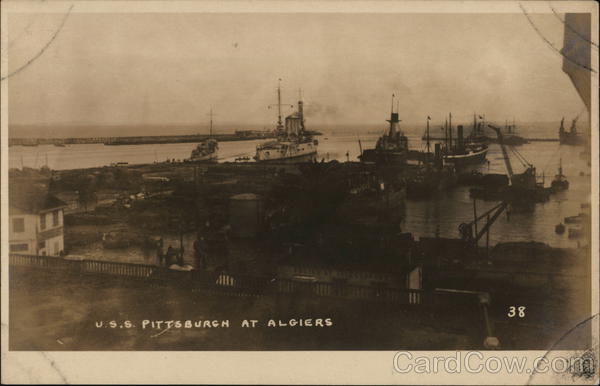USS Pittsburgh (CA-4) Algiers Ships