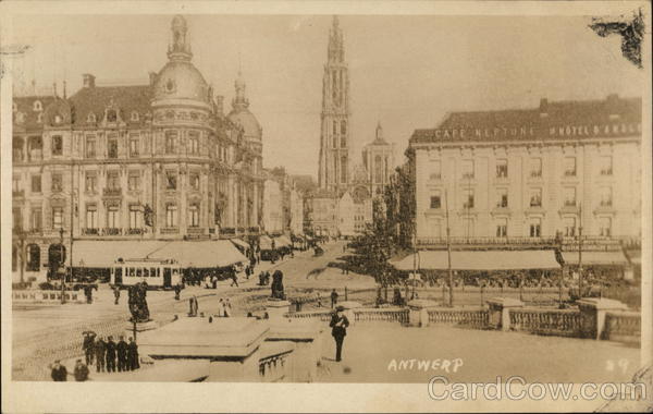 View of Antwerp Belgium