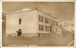 School Seward, AK Postcard Postcard Postcard