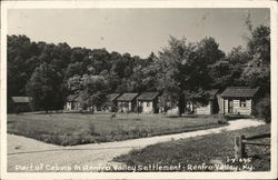 Part of Cabins in Renfro Valley Settlement Postcard