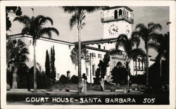 Court House Santa Barbara, CA Postcard Postcard Postcard