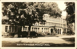 Senior High School Muskegon, MI Postcard