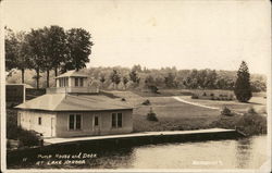 Pump House and Dock Lake Harbor, MI Postcard Postcard Postcard