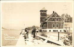 U.S. Coast Guard Muskegon, MI Postcard Postcard Postcard