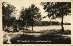 Alcora Lodge, Emerson Lake Walhalla, MI Postcard Postcard Postcard