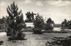 Lumberman's Monument East Tawas, MI Postcard Postcard Postcard