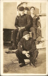 Four Sailors on Ship Four Sailors on Ship
