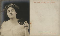 Portrait of Young Woman With Mask Portrait of Young Woman With Mask