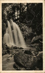La Jota Falls Saint Helena, CA Postcard Postcard Postcard