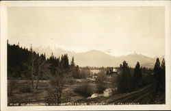 Mt. Bally From Highway Weaverville, CA Postcard Postcard Postcard