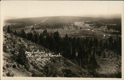 Overlooking the Hayne's Ranch Landscapes Postcard Postcard Postcard