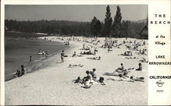 The Beach at the Village Lake Arrowhead, CA Postcard Postcard Postcard
