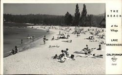 The Beach at the Village Postcard